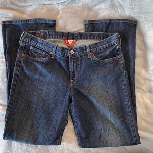 Lucky Brand Sweet n Low Blue Jeans by Gene Montesano. Size 14